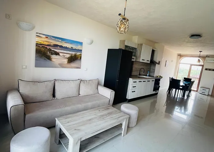 Panoramic Sea View Apartment With Rooftop Terrace Sozopol Apartament