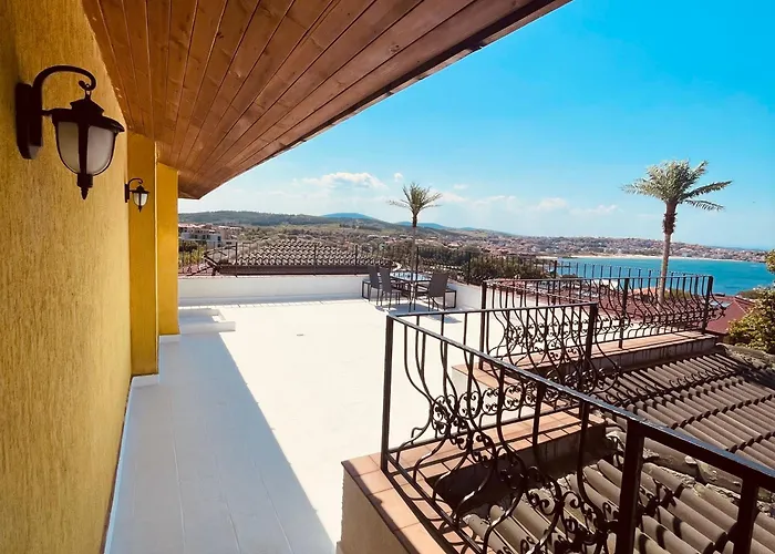 Panoramic Sea View Apartment With Rooftop Terrace Sozopol *